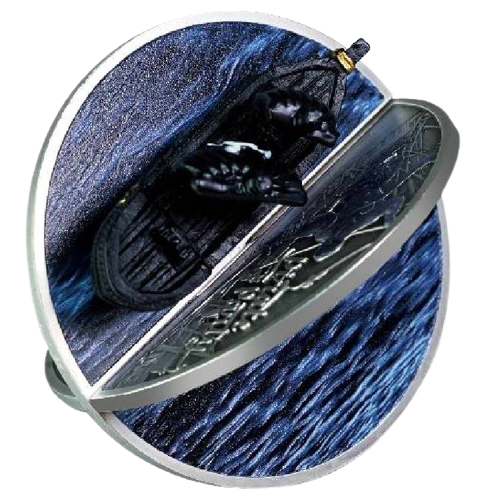 2023 Niue 2oz Silver Coin Series 2 Pirate ship 3D silver coin