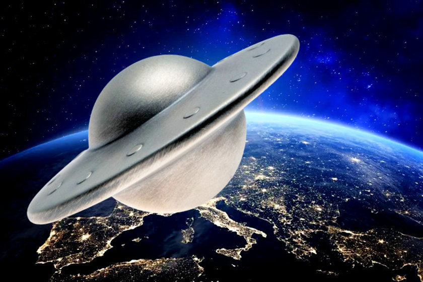 2024 Chad 5,000 Francs 20-gm Silver Levitating UFO Coin BU