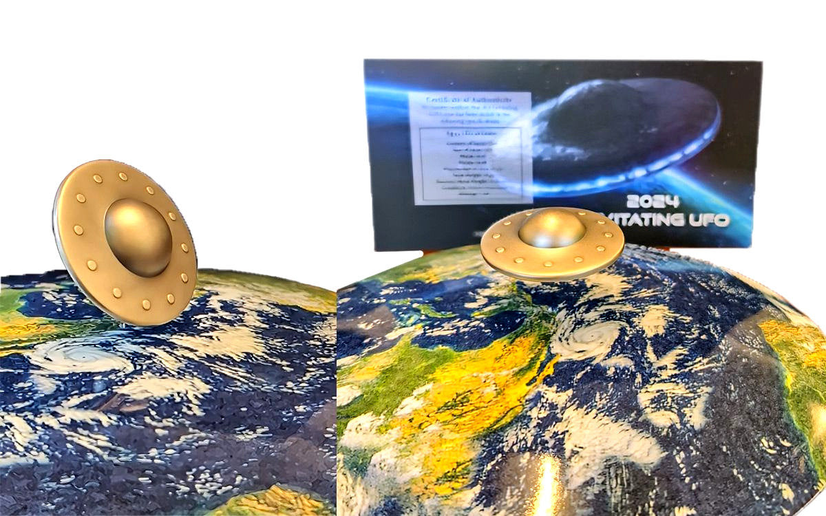 2024 Chad 5,000 Francs 20-gm Silver Levitating UFO Coin BU