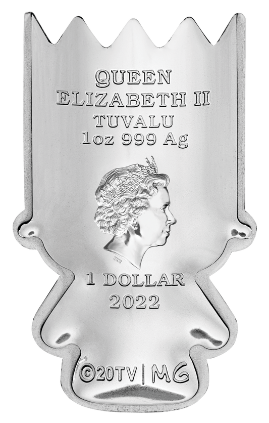 Bart Simpson 1 oz silver coin