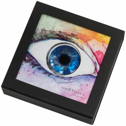 OCEAN BLUE Coloreyezed Eye 1 Oz Silver Coin $5 Palau 2022