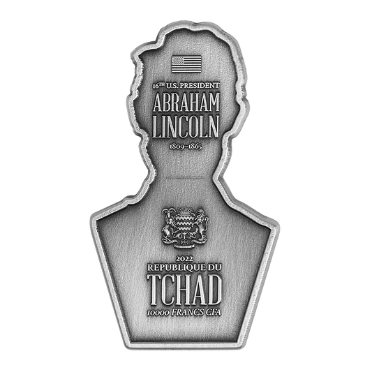 ABRAHAM LINCOLN 2 OZ SILVER COIN