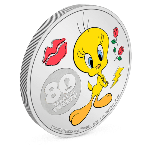 Tweety 80th Anniversary 1oz Silver Coin
