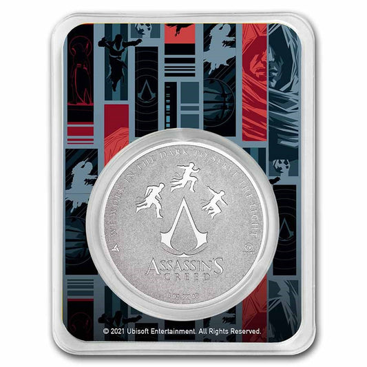 Assassin's Creed® Ezio Collection - 1 oz Colorized Silver In TEP