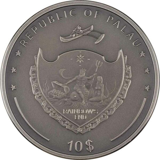 2022 Palau 2 Ounce Daydreamer Future Ultra High Relief Color Silver Coin