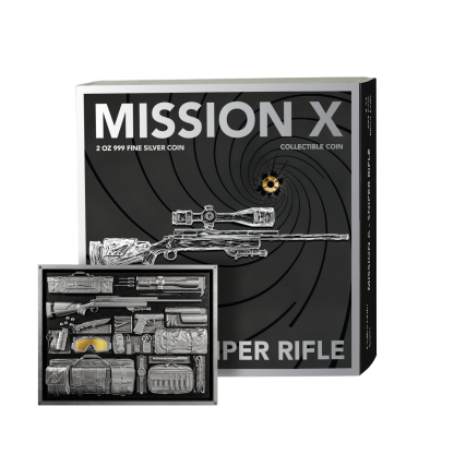 2025 Samoa Mission X Sniper Rifle 2 oz Silver Coin