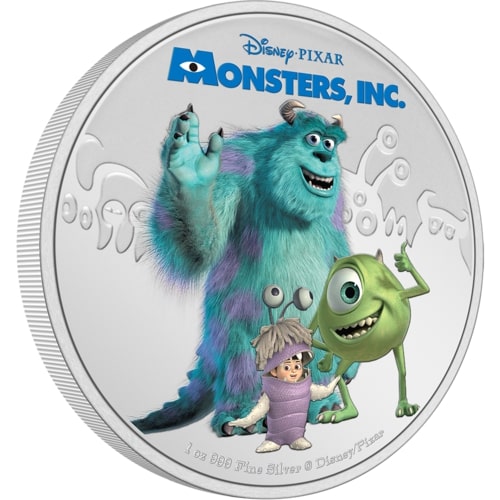 MONSTERS INC 20TH ANNIVERSARY – 2021 1 oz Pure Silver Proof Coin