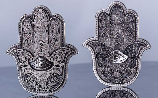 2 oz 2022 Hamsa Hand of Fatima Silver Stacker