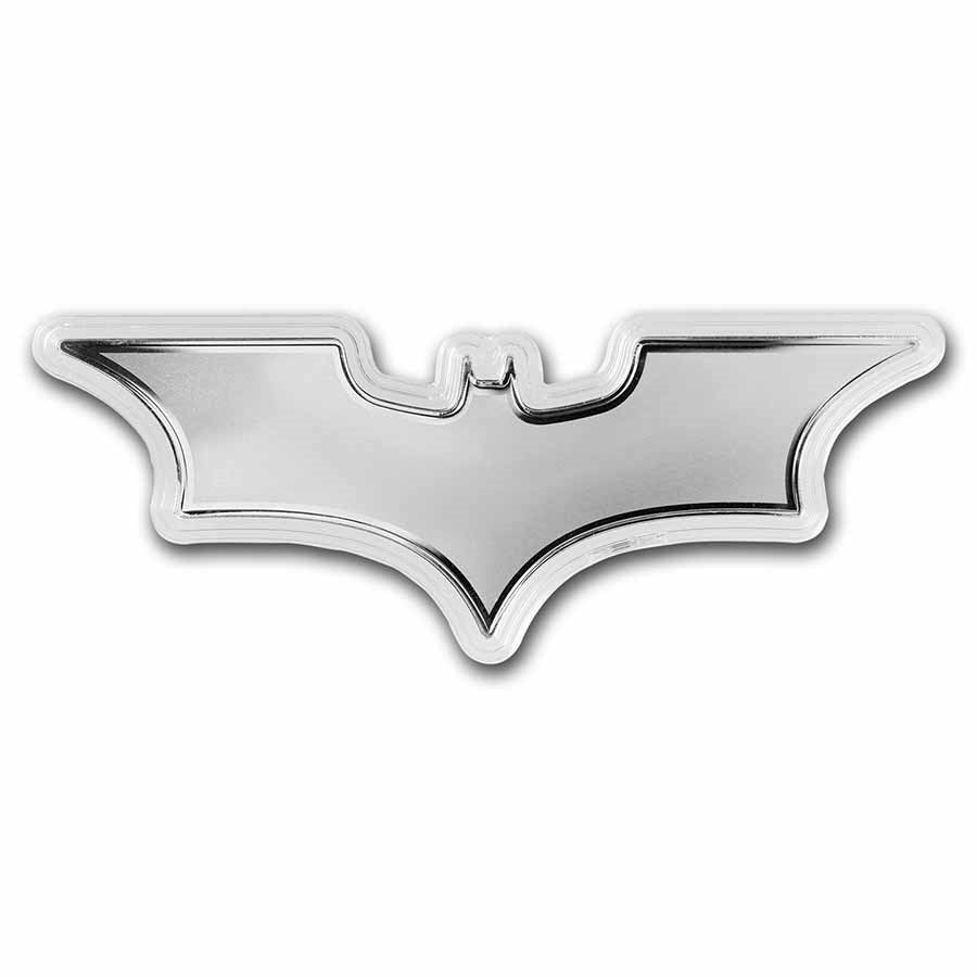 BATMAN BATARANG 2022 1 OZ PURE SILVER BU COIN IN CAPSULE