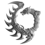 2026 Samoa 10 Tala Dragon Claw Knife 5 oz .999 Pure Silver by Spectres Mintage of 200