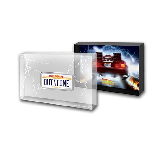 LICENCE PLATE Back to the Future 2 Oz Silver Coin 2$ Niue 2020
