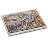 2022 Rep.of Chad 2 oz Silver The White Tiger