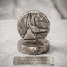 2021 ERS Anubis 5 oz Antiqued Silver Coin | Egyptian Relic Series