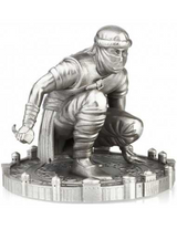 NIZARIS ASSASSINS STATUE FIGURINE 5 Oz Silver Coin 10$ Niue 2022