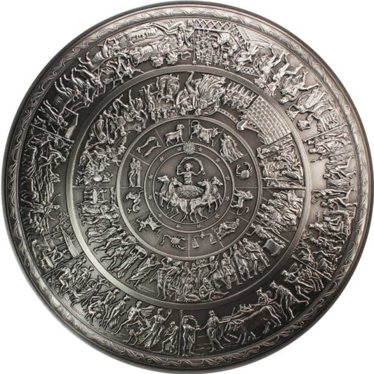South Korea 1 Kilo Silver Shield of Achilles Stacker (.999 Fine)