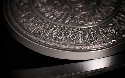 South Korea 1 Kilo Silver Shield of Achilles Stacker (.999 Fine)