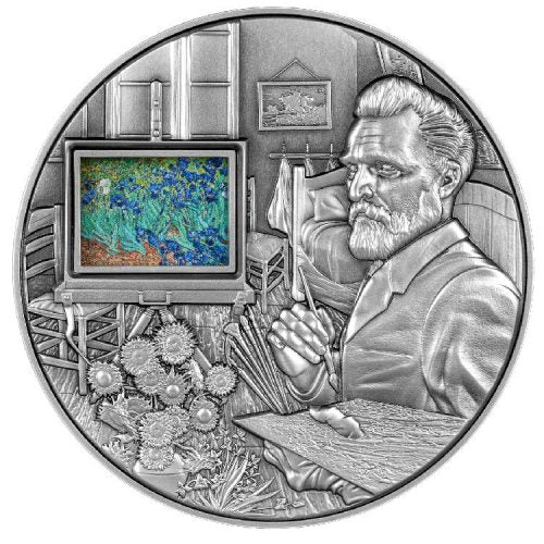 VINCENT VAN GOGH MASTERPIECES 5 Oz Silver Coin