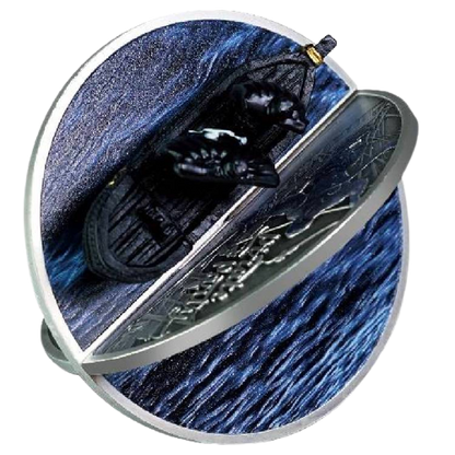 2023 Niue 2oz Silver Coin Series 2 Pirate ship 3D silver coin