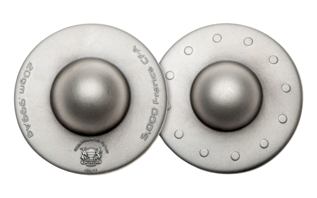 2024 Chad 5,000 Francs 20-gm Silver Levitating UFO Coin BU