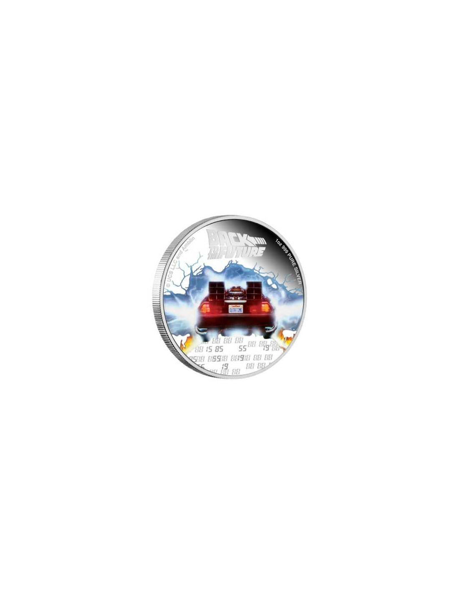 BACK TO THE FUTURE 35th Anniversary 1 Oz Silver Coin 2$ Niue 2020