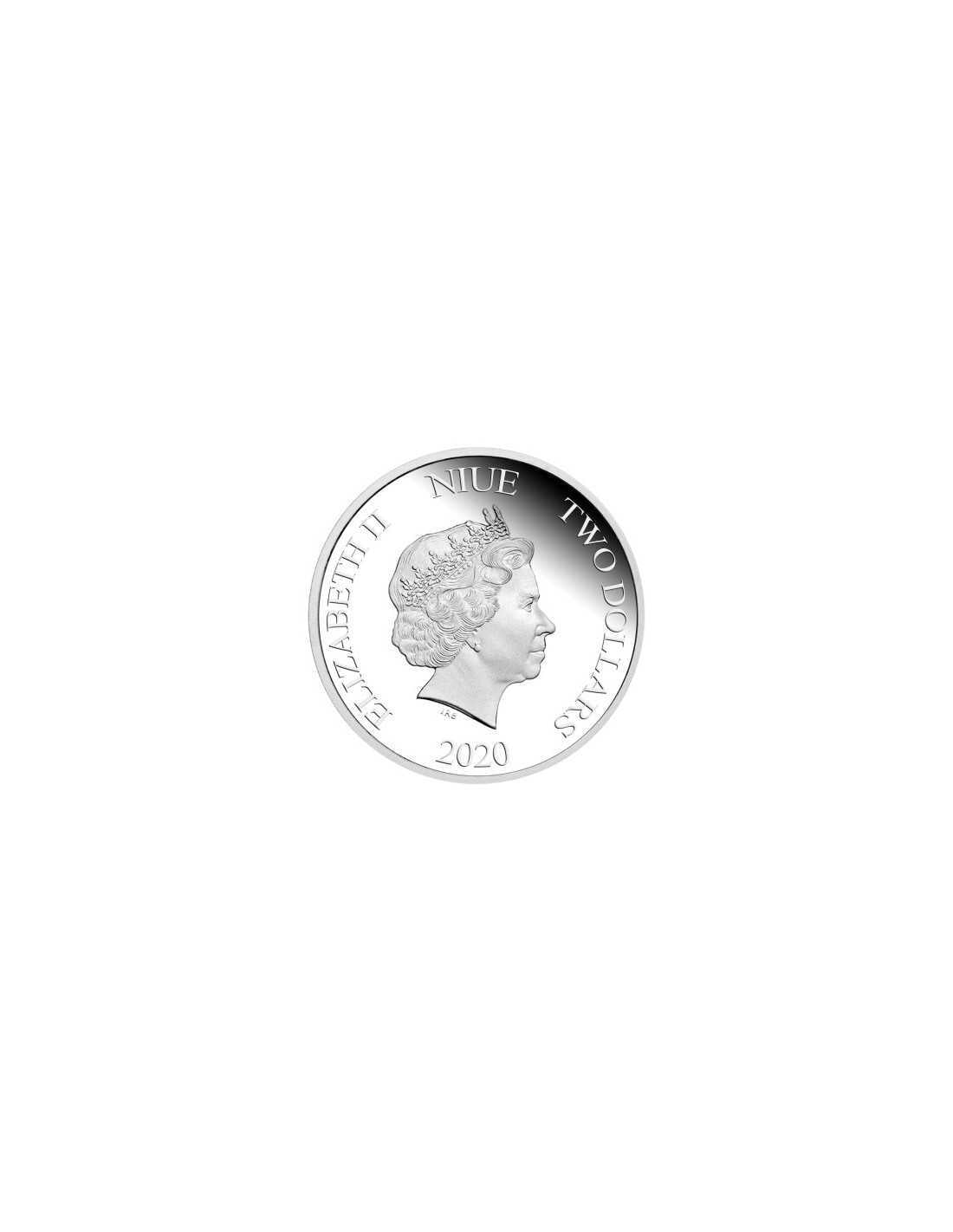 BACK TO THE FUTURE 35th Anniversary 1 Oz Silver Coin 2$ Niue 2020