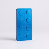 Blue Copper Building Block Bar 10 oz 2026 – front with studs
