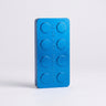 Blue Copper Building Block Bar 10 oz 2026 – front with studs