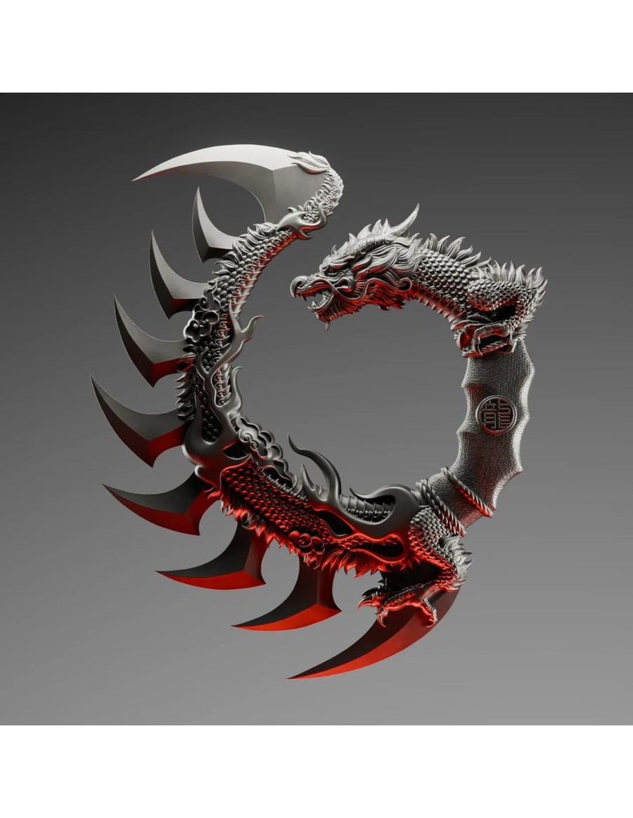 2026 Samoa 10 Tala Dragon Claw Knife 5 oz .999 Pure Silver by Spectres Mintage of 200