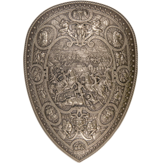 South Korea 1 kilo Silver King Henry II Shield Stackable (.999 Fine)