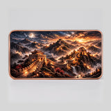 Great Wall of China 10 oz Copper Bar 2026 – front, colorized panorama