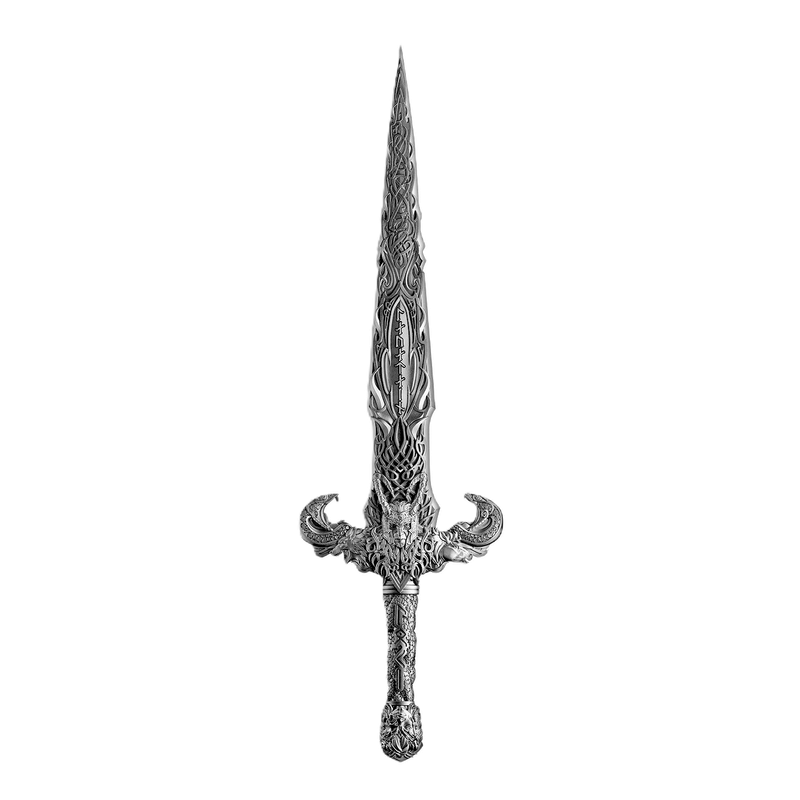 Laevateinn Loki’s Sword 2026 1 oz Pure Silver Antique Shaped Collectible