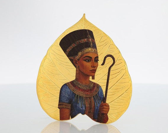 NEFERTITI Leaves of the Nile 1 Oz Silver Coin 1$ Niue 2025