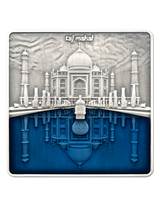 TAJ MAHAL 3 Oz Silver Coin 10$ Solomon Islands 2023