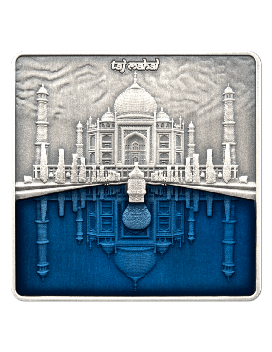 TAJ MAHAL 3 Oz Silver Coin 10$ Solomon Islands 2023