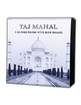 TAJ MAHAL 3 Oz Silver Coin 10$ Solomon Islands 2023