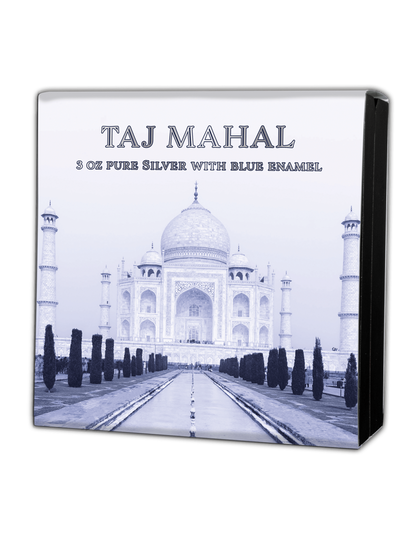 TAJ MAHAL 3 Oz Silver Coin 10$ Solomon Islands 2023