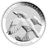 2011 10oz AUSTRALIAN KOOKABURRA $10 SILVER COIN
