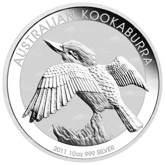 2011 10oz AUSTRALIAN KOOKABURRA $10 SILVER COIN