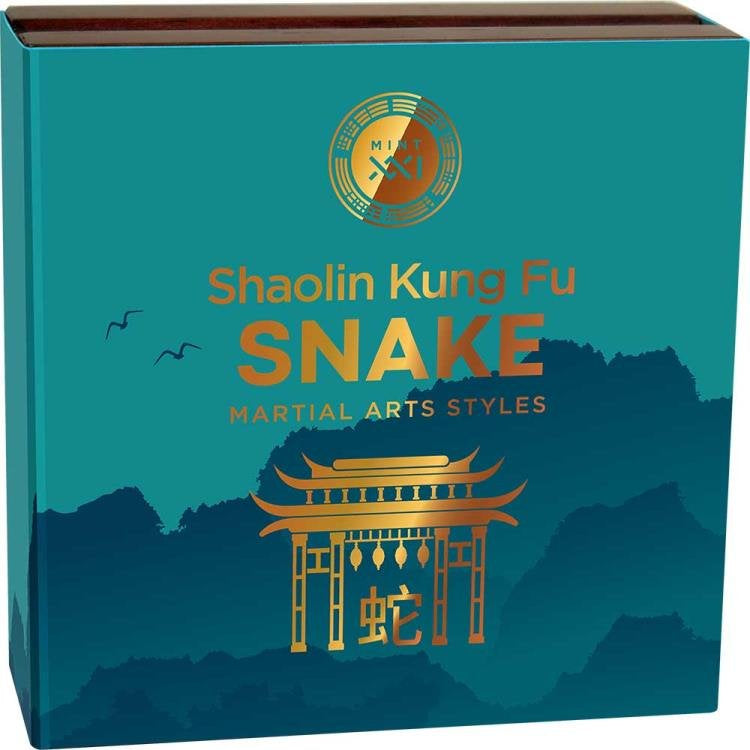 SHAOLIN SNAKE 2 oz silver coin 2021