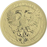 Germania 2019 5 Mark Bejeweled Oak Leaf Green 1 Oz 999 Silver Coin