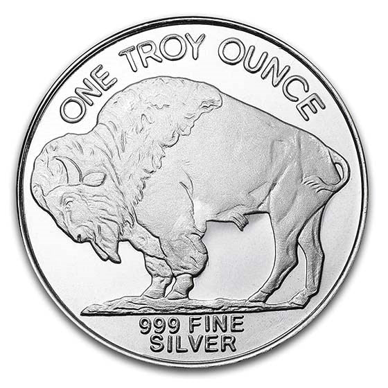 1 oz Silver Round - Buffalo