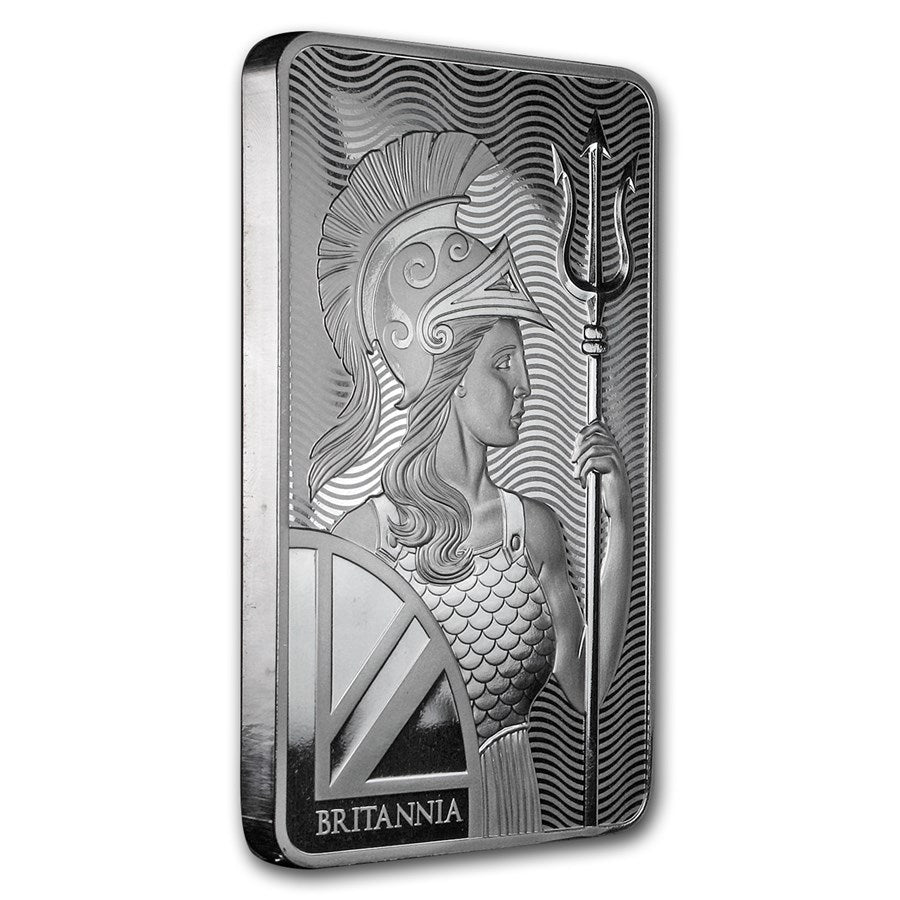 10 oz Silver Bar - The Royal Mint Britannia