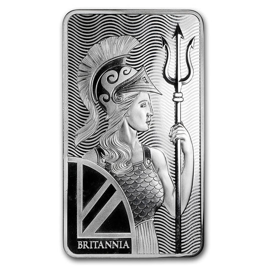 10 oz Silver Bar - The Royal Mint Britannia