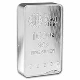 100 oz Silver Bar - The Royal Mint Britannia