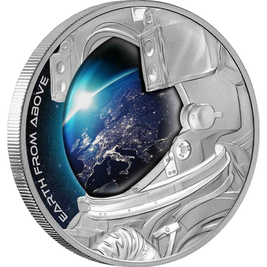 2022 $1 Earth From Above 1 oz Silver Proof Coin