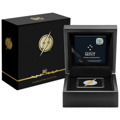 2021 THE FLASH Emblem 1oz Silver Coin