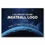 2022 1 oz Silver NASA Meatball Logo Proof