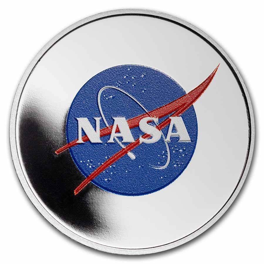 2022 1 oz Silver NASA Meatball Logo Proof