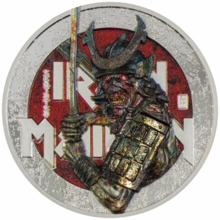 2022 2 oz Cook Islands Iron Maiden Senjutsu Silver