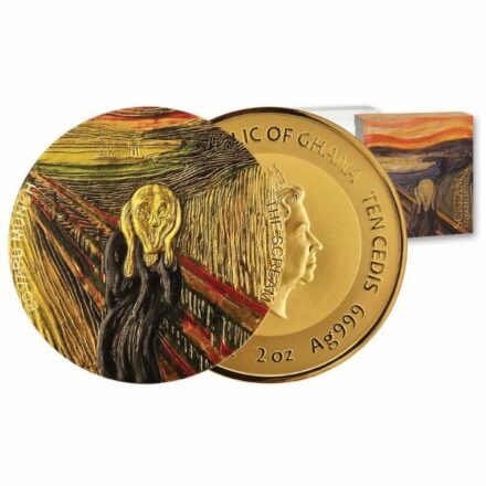 The Scream 2 oz Silver Coin – Ghana 2022